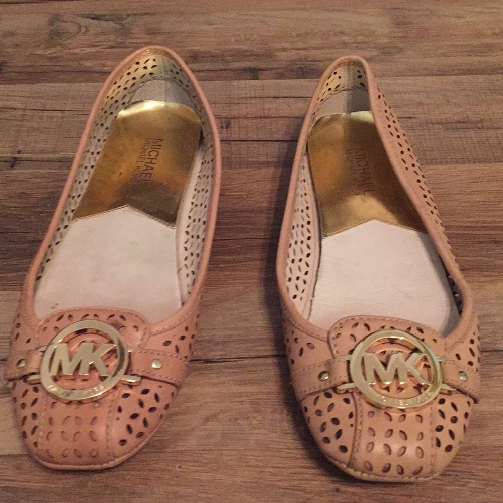 Tan MK Shoes